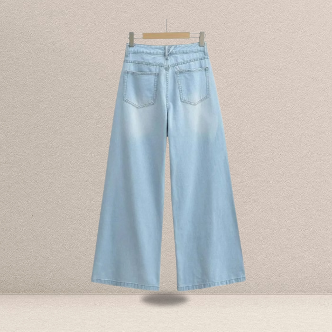 Calça Jeans Larga – Conforto e Estilo em um Clássico Moderno