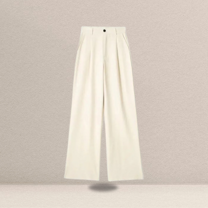 Calça Formal de Perna Larga – Sofisticação e Movimento para um Look Impecável